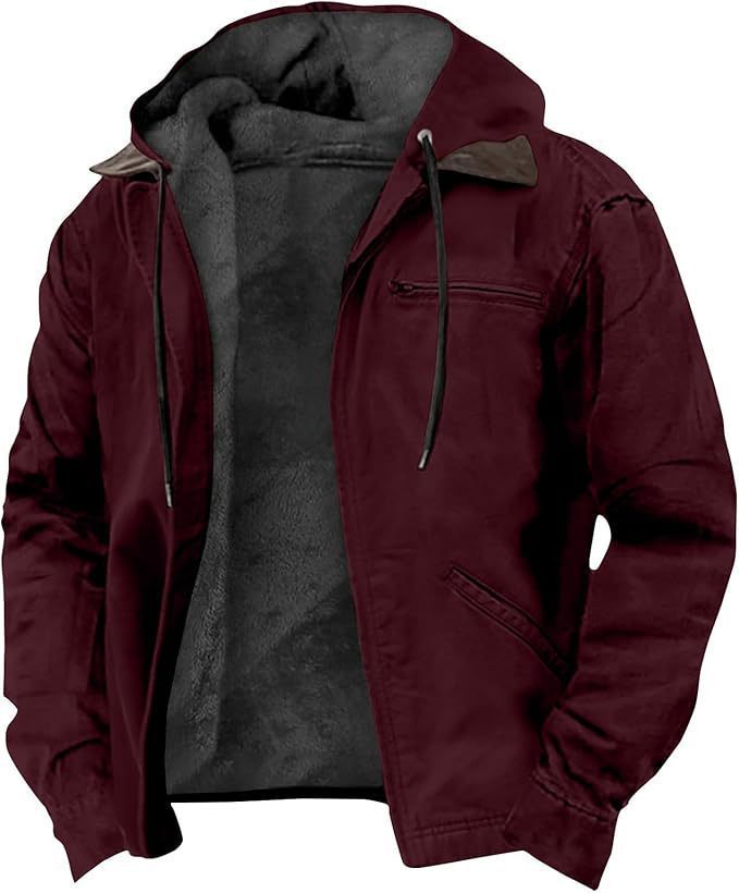 Men’s Hooded Zip Lined Jacket