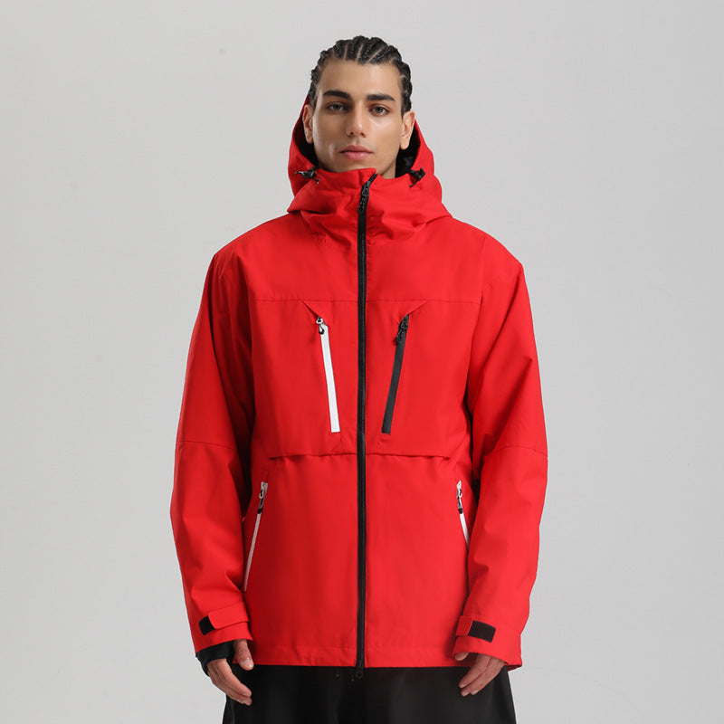 Loose Fit Waterproof Ski Jacket with Insulated, Breathable Design