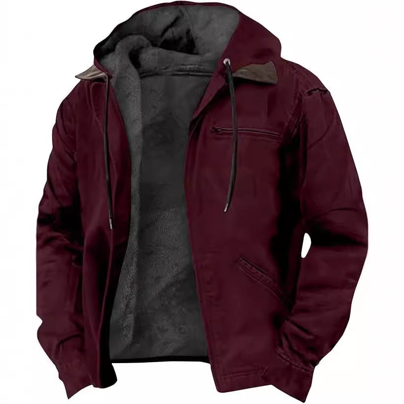 Men’s Hooded Zip Lined Jacket