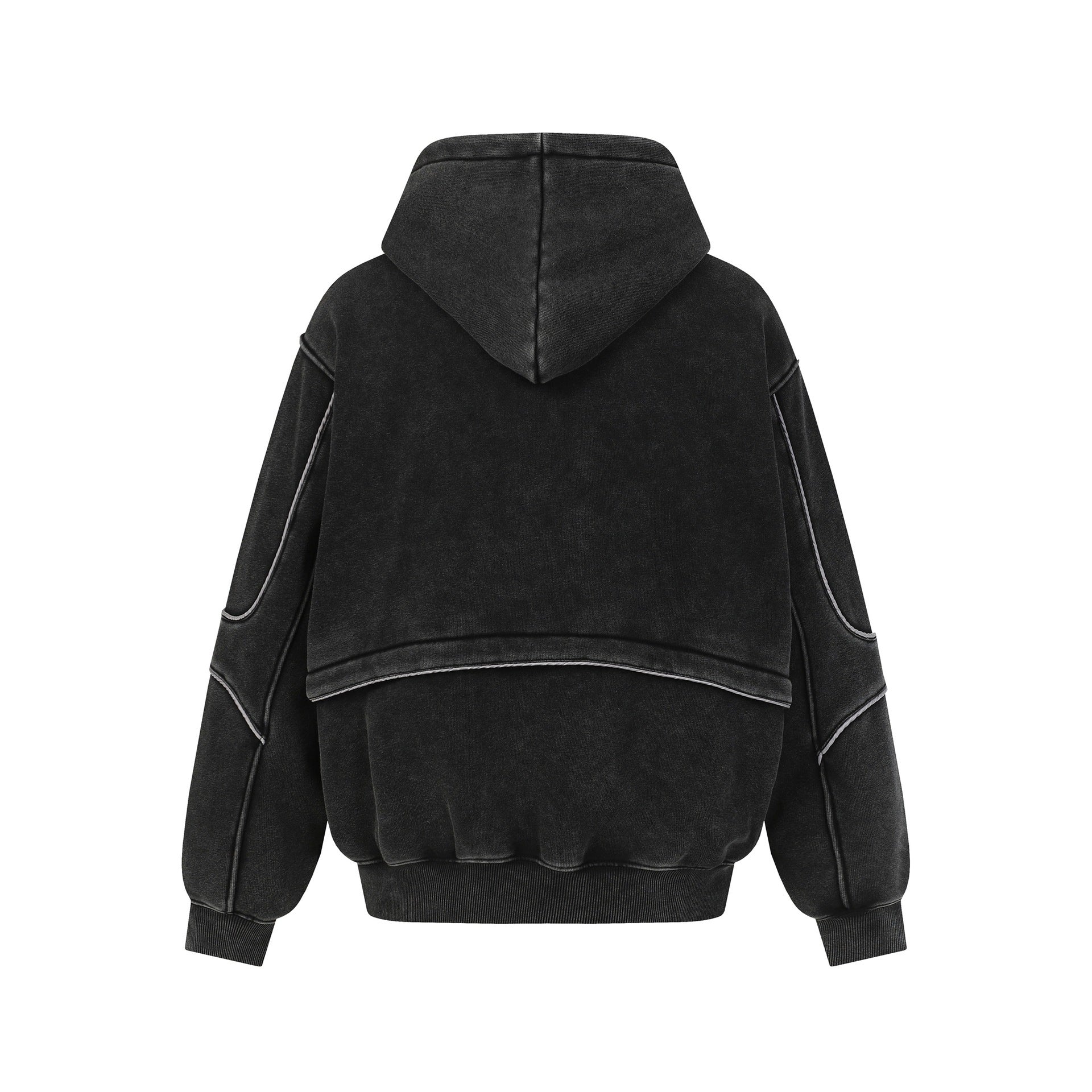 Unisex Loose Fit Fleece-Lined Sweatshirt