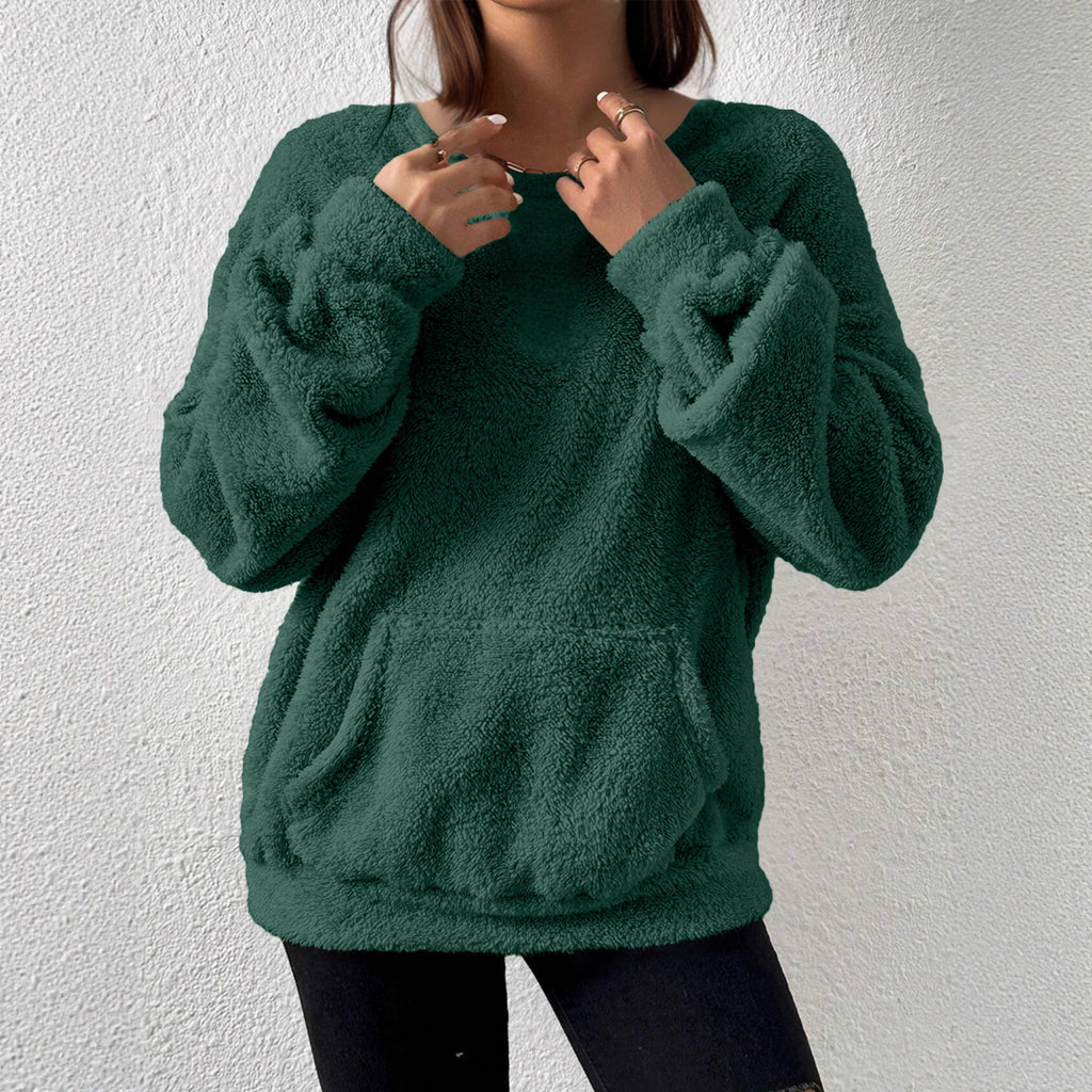 Women’s Solid Colour Long-Sleeve Sweater