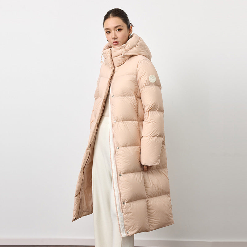 Women’s Slim-Fit Warm Over-the-Knee Down Coat