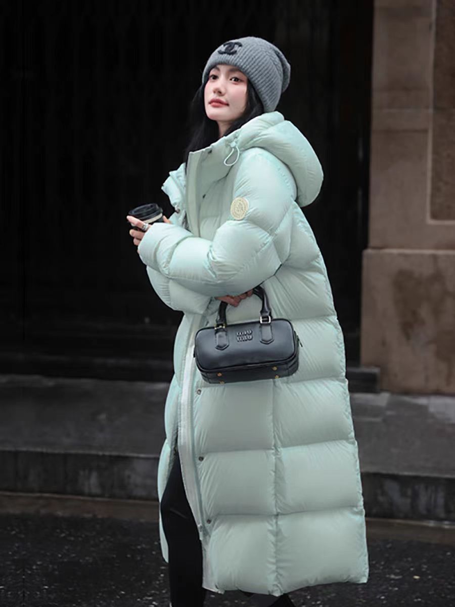 Women’s Slim-Fit Warm Over-the-Knee Down Coat