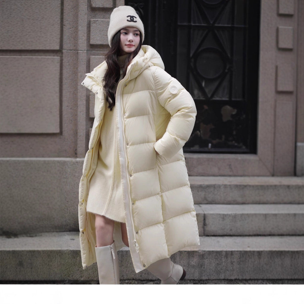 Women’s Slim-Fit Warm Over-the-Knee Down Coat