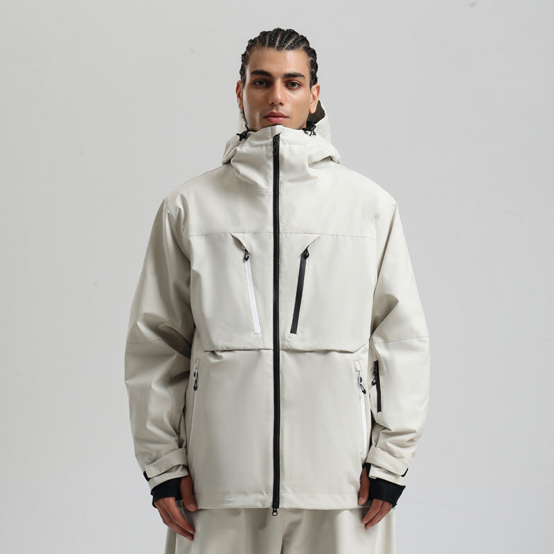 Loose Fit Waterproof Ski Jacket with Insulated, Breathable Design