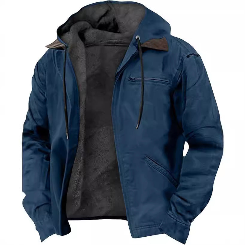 Men’s Hooded Zip Lined Jacket