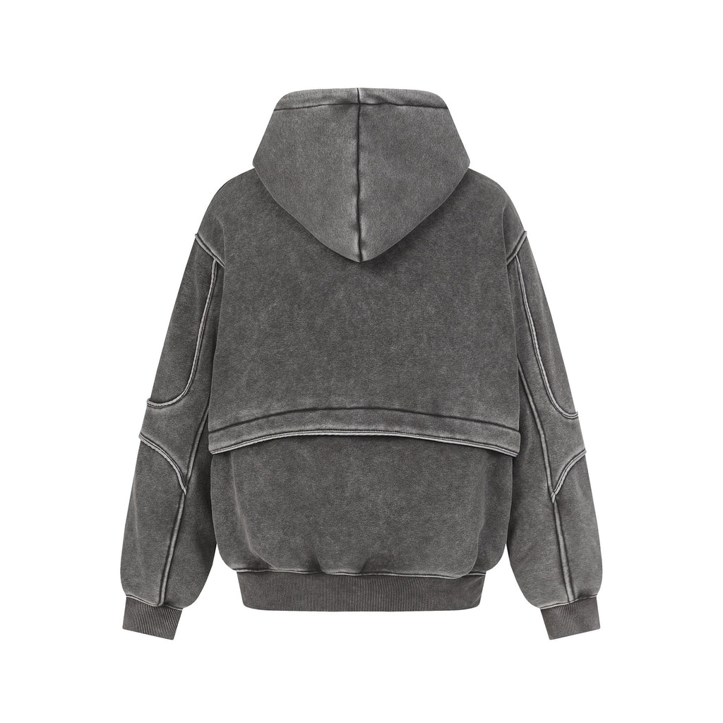Unisex Loose Fit Fleece-Lined Sweatshirt