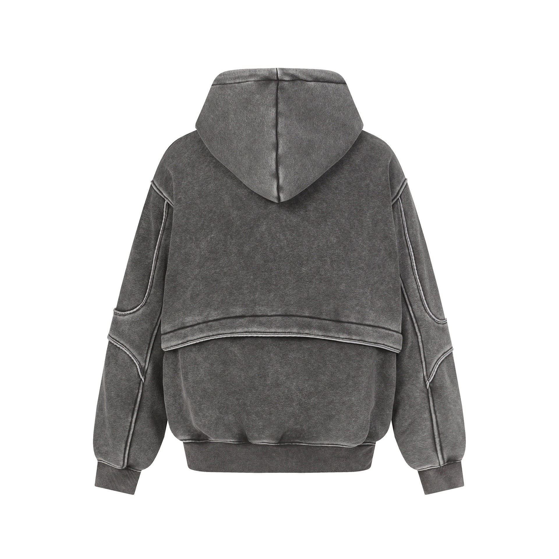 Unisex Loose Fit Fleece-Lined Sweatshirt