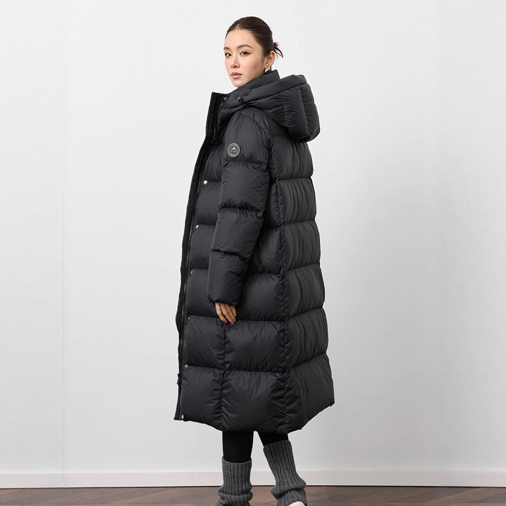 Women’s Slim-Fit Warm Over-the-Knee Down Coat