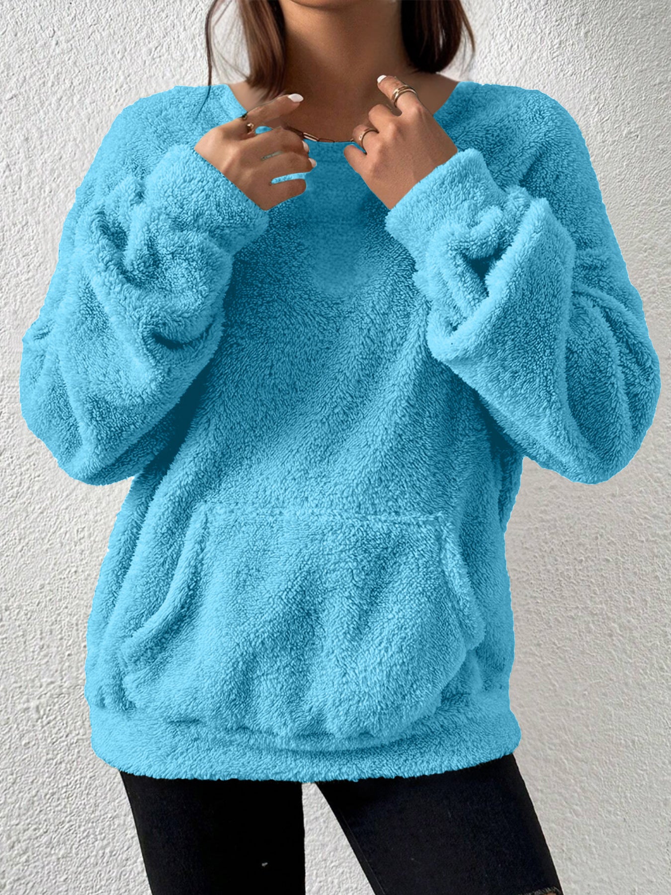 Women’s Solid Colour Long-Sleeve Sweater