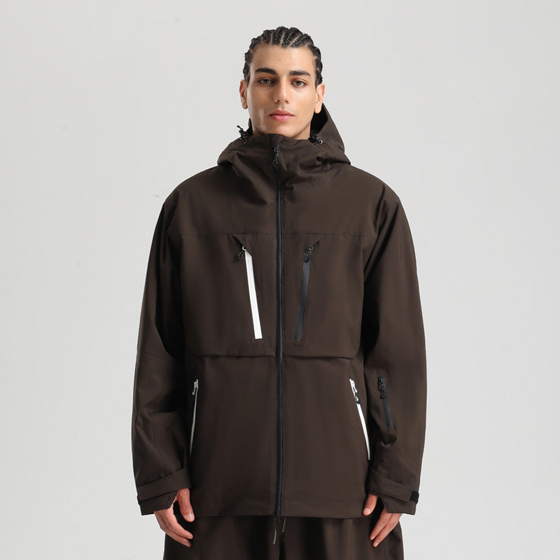 Loose Fit Waterproof Ski Jacket with Insulated, Breathable Design