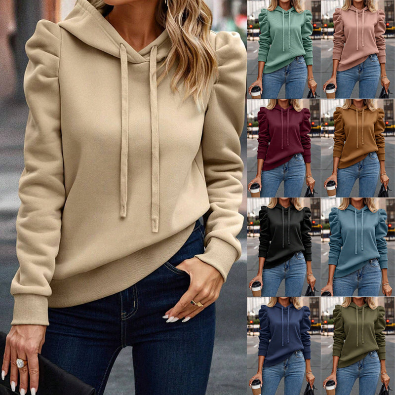 Women’s Solid Colour Long-Sleeve Casual Sweater