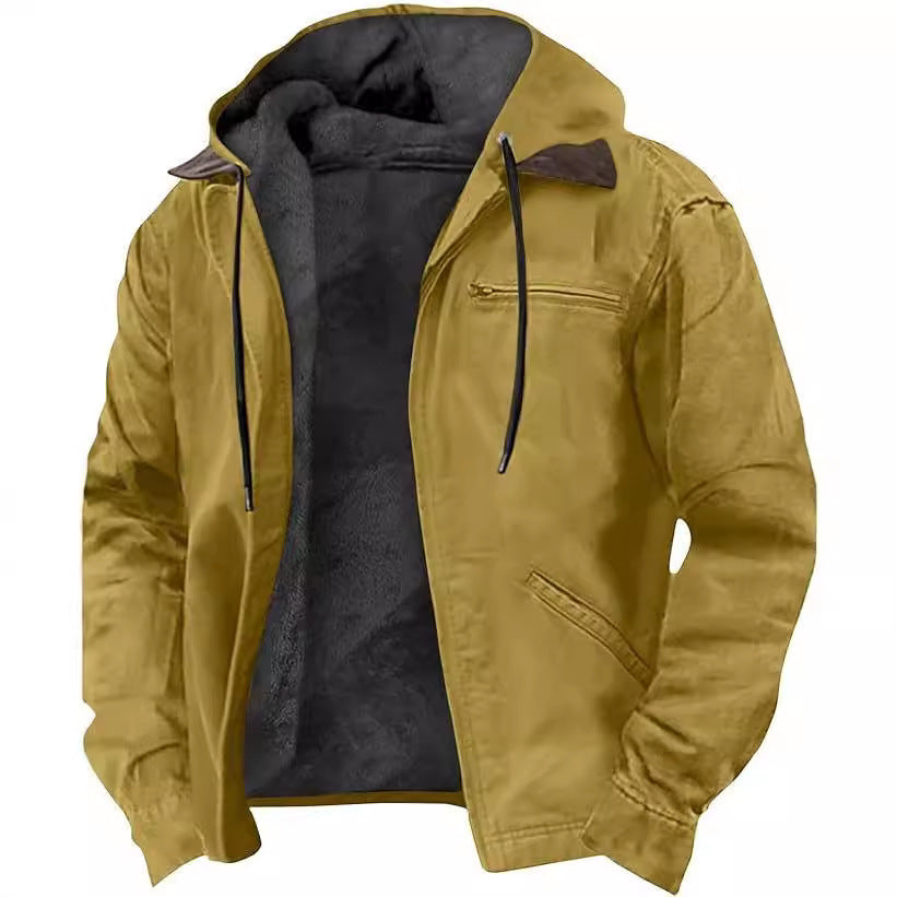 Men’s Hooded Zip Lined Jacket